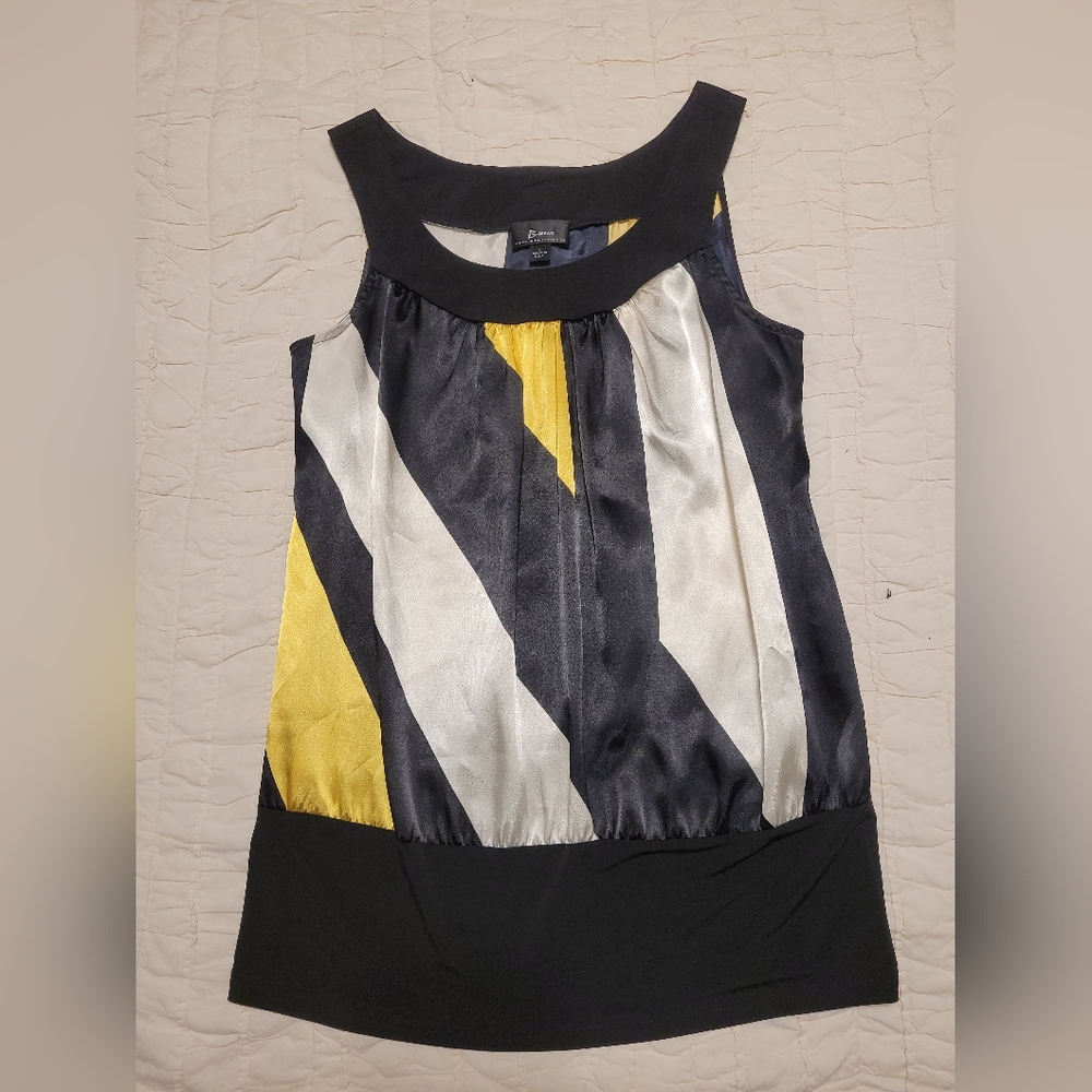 Womens B-wear Sleeveless Blouse Lightweight Top Sz Large